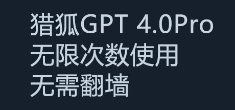 猎狐GPT4 无限次使用月卡 无需VPN或翻墙 写代码 学习 作图 查资料利器游戏截图 1