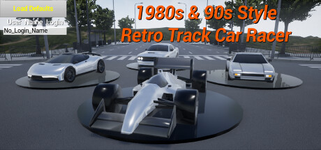 1980s & 90s Style - Retro Track Car Racer