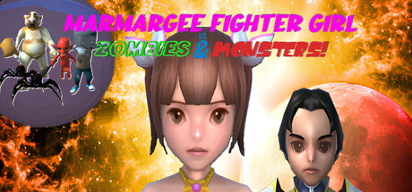 Marmargee Fighter Girl vs. Zombies & Monsters!